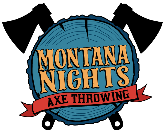 Montana Nights Axe Throwing Logo. M Favicon. Montana Nights Top Axe-Bar + Entertainment Center in CT